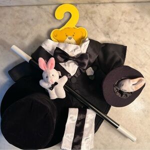 Build A Bear Workshop Retired Clothing Tuxedo Black Tie& Set Accessories